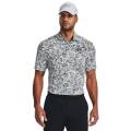 Under Armour heren golfpolo Playoff 3.0 printed wit-zwart - Afbeelding 3