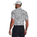 Under Armour heren golfpolo Playoff 3.0 printed wit-zwart - Afbeelding 4